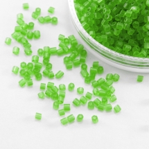 Бисер Рубка 35134/50430/10 Чешский Preciosa, Прозрачный матовый TM, Светло-зеленый, (УТ100016058)