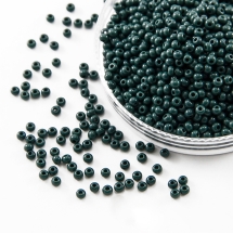 Бісер 53270 Чеський Preciosa 10/0, Природний Непрозорий NO, Зелений, Круглий, (УТ100016214)