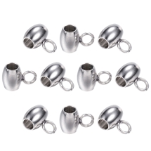 Бейл Овальный Нержавеющая Сталь, 7x5x4мм, Отверстие 2мм, (УТ100016383)