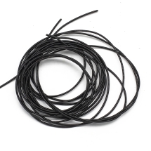 Канітель Жорстка, Колір: Чорний, Діаметр 1мм, близько 2.5м / 10г, (УТ100016699)