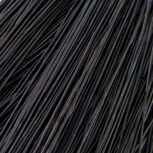 Канітель Гладка, Колір: Чорний, Відрізки не менше 25см, Діаметр 0.5мм, близько 980см / 10г, (УТ100016701)