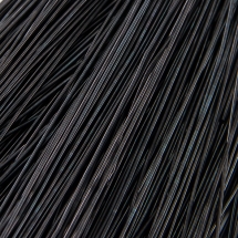 Канитель Мягкая, Цвет: Черный, Отрезки не Менее 25см, Диаметр 0.5мм, около 980см/10г, (УТ100016701)