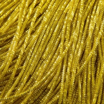 Канітель Трунцал 4 грані, Колір: Жовте Золото, Відрізки не менше 10см, Діаметр 1.5мм, близько 360см / 10г, (УТ100016728)
