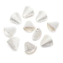 Конус Шапочки для Бусин, Сплав, Цвет: Серебро, Размер: 18х20х11.5мм, Внутренний Диаметр 9.5x18.5мм, Отверстие 2мм, (УТ100016801)