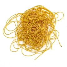 Канитель Мягкая, Желтое Золото, 0.5мм, Отрезки не Менее 8см, около 10м/10г, (УТ100017280)