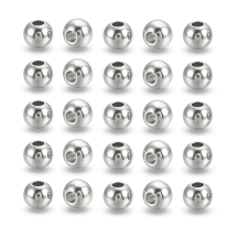 Бусины-разделители, Нержавеющая Сталь, Круглые, 3х2мм, Отверстие 1мм, (УТ100017408)