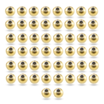 Бусины-Разделители Бижутерный Сплав Тибетский стиль Круглые, Золото, 5х5х4мм, Отверстие 1.5мм, (УТ100017422)