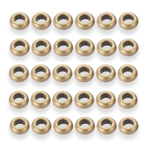 Бусины-Разделители, Бижутерный Сплав, Круглые Плоские, Цвет: Бронза, Размер: 7х3мм, Отверстие 4мм, (УТ100017435)