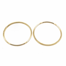 Коннектор Кольцо, Латунь, Позолота 18К, Размер: 30х1мм, (УТ100017830)