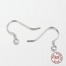 Серебро 925 Швензы Крючок, Основа для Сережек, 14мм, (УТ100017893)