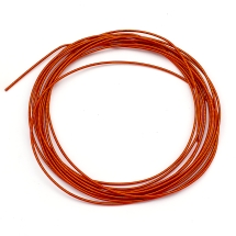 Канитель Жесткая, Цвет: Оранжевый, Диаметр 1мм, отрезки не менее 8см, около 250см/10г, (УТ100018342)
