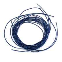 Канитель Жесткая, Цвет: Синий, Диаметр 1мм, отрезки не менее 8см, около 250см/10г, (УТ100018346)