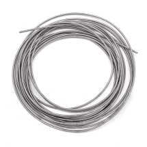 Канитель Жесткая, Серый, 1мм, Отрезки не Менее 8 см, около 250см/10г, (УТ100018350)