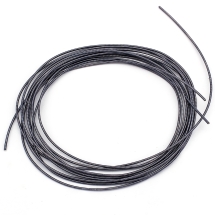Канитель Жесткая, Цвет: Темно-серый, Диаметр 1мм, отрезки не менее 8 см, около 250см/10г, (УТ100018351)