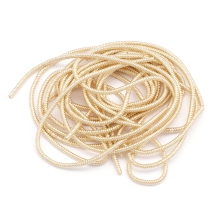 Канитель Фигурная Матовая Зигзаг, 1.5мм, Светлое Золото, Отрезки не Менее 10см, около 220cм/10г, (УТ100018360)