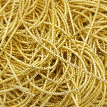 Канитель Фигурная, Бамбук, , Диаметр: 1.5мм, Цвет: Золото, отрезки не менее 10см, около 400см/10г, (УТ100018375)