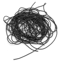 Канитель Мягкая, Черный, 1мм, Отрезки не Менее 15см, около 580см/10г, (УТ100018455)