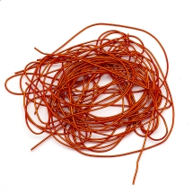 Канитель Мягкая, Цвет: Оранжевый, Диаметр 1мм, Отрезки не Менее 15см, около 650см/10г, (УТ100018463)