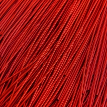 Канитель Мягкая, Цвет: Красный, Диаметр 1мм, Отрезки не Менее 15см, около 580см/10г, (УТ100018467)