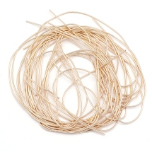 Канитель Мягкая, Цвет: Розовое Золото, Диаметр 1мм, Отрезки не Менее 15см, около 580см/10г, (УТ100018468)