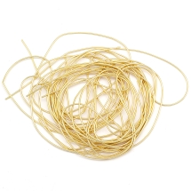 Канитель Мягкая, Золото, Отрезки не Менее 15см, Диаметр 1мм, около 580см/10г, (УТ100018469)
