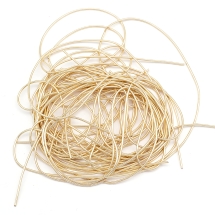 Канитель Мягкая, Цвет:Светлое Золото, Диаметр 1мм, Отрезки не Менее 15см, около 580см/10г, (УТ100018470)