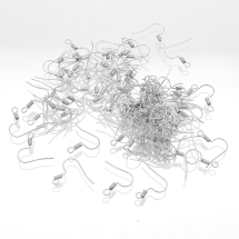 Швензы Крючок Железные, Платина, 17x17.5мм, Отверстие 2мм, (УТ100018651)