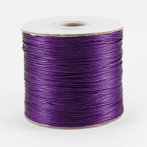 Шнур Корейский Вощеный Полиэстер, подходит для плетения браслетов, Цвет: Сине-фиолетовый, Размер: 0.8мм, (УТ100018430)