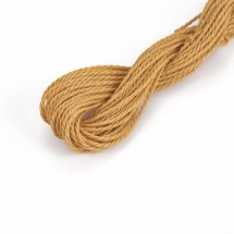 Шнур Вощений Поліестер для плетіння, Макрам і біжутерії, Світло-коричневий, 1мм, близько 9м/моток, (УТ100018508)