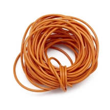 Шнур Натуральная Кожа для Рукоделия и Бижутерии, Круглый, Песочно-коричневый, Размер: 2мм, (УТ100018539)