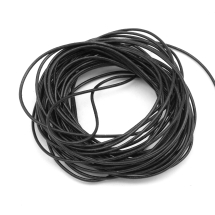 Шнур Натуральна Шкіра, Чорний, 1.2мм, (УТ100018545)