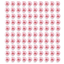 Жемчуг Бусины Пластиковые ABS, Глянцевые, Круглые, Цвет: Розовый, Диаметр 8мм, Отв 2мм, около 97шт/25г, (УТ100018834)