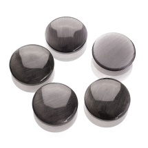 Кабошоны Синтетические Кошачий глаз, Круглые, Цвет: Черный, Размер: Диаметр 20мм, Толщина 3~5мм, (УТ100019662)