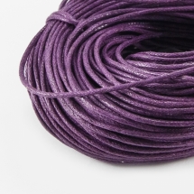 Шнур Вощеный Хлопковый для плетения, Макраме и бижутерии, Индиго, 1.5мм, около 60-65м/связка, (УТ000003945)