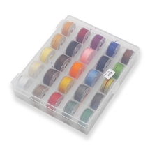 Набор Шнур Вощеный Полиэстер для Плетения, Макраме и бижутерии, Микс, 0.45мм, около 16м/катушка, 25катушек/упак, (УТ100020716)