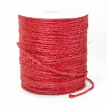 Мотузка декоративна, Колір: Червоний, Розмір: Товщина 2 мм, близько 100м / котушка, (УТ100021030)