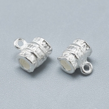 Срібло 925 Бейл для Підвісок та Кулонів, 7.5х6.5х5мм, Отвір 1мм, (УТ100021189)