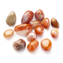 Натуральный Красный Агат/Сердолик, Самородок, Размер: 19~30x15~24x10~19мм, без Отверстия, около 9-10шт/100г, (УТ100021181)