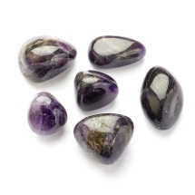 Намистини Натуральний Аметист, Самородок, Колір: Фіолетовий, Розмір: 14-30x10-25x5-20мм, без Отвори, близько 7-18шт / 100г, (УТ100021185)