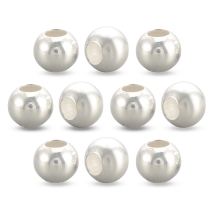 Серебро 925 Бусины Круглые, 3х2.5мм, Отверстие 1мм, (УТ100021392)