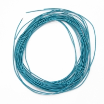 Канітель Жорстка, Мідна, Бірюзовий, 1.25мм, відрізки не менше 8см, близько 165см/10г, (УТ100021422)