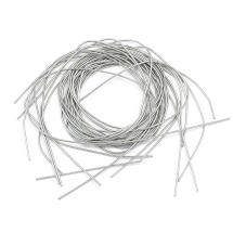 Канитель Мягкая, Серый, 1мм, Отрезки не Менее 15см, около 580см/10г, (УТ100021428)