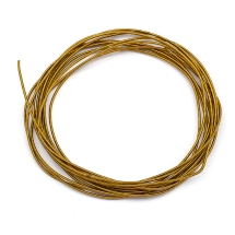 Канитель Жесткая, Цвет: Коричневый, Диаметр 1мм, отрезки не менее 8 см, около 250см/10г, (УТ100021429)