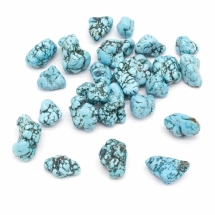 Бусины Натуральная Бирюза, Необработанные Самородки, Цвет: Бирюзовый, Размер: 13.5-27.5x9-18x9-10.5мм, Без Отверстия, (УТ100021596)