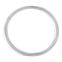 Проволока c Памятью Стальная для Ожерелий 0.6х115мм, Серебро, (УТ100021611)