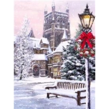 Картина по номерам "Зима", Подарочная Упаковка, Холст на Деревянном подрамнике, Акриловые Краски, Кисти, Размер: 40х50см, (УТ100021728)