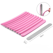 Основа для Пилки Металлическая со Сменными Файлами-Абразивами, 10шт, Размер: 18х2см, Цвет: Розовый, (УТ100021953)