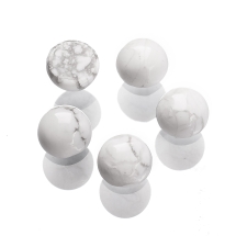 Кабошоны Натуральный Говлит, Неокрашенные, Полукруглые, Размер: 6x3мм (УТ100022376)