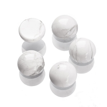 Кабошоны Натуральный Говлит, Неокрашенные, Полукруглые, Размер: 10х5мм (УТ100022378)