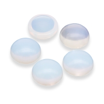 Кабошоны Синтетический Опалит Полукруглые Неокрашенные, 8x4мм, (УТ100022431)